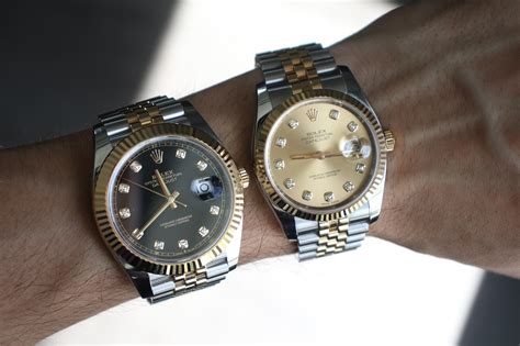 Rolex Datejust 41 vs 36 .